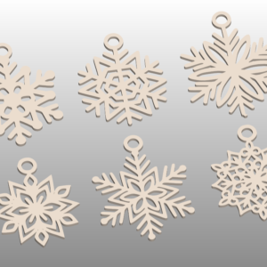 zawieszki śnieżki 3d 3D Christmas Tree Ornaments Snowflake Christmas Ornaments