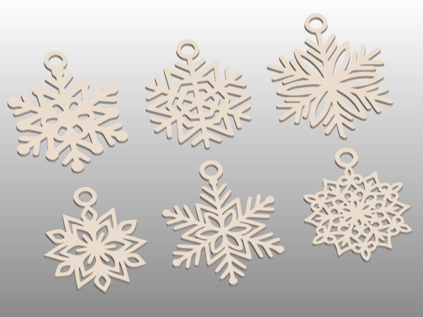 zawieszki śnieżki 3d 3D Christmas Tree Ornaments Snowflake Christmas Ornaments