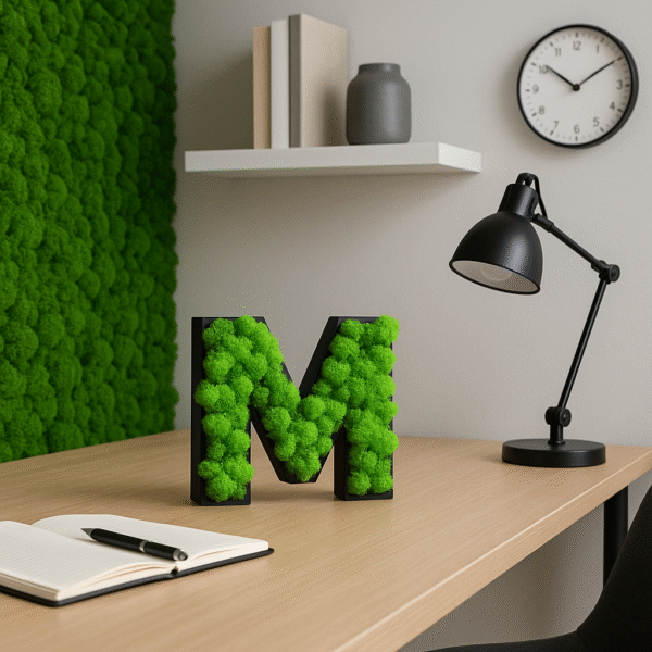 DIY zrób to sam! Ramka w Kształcie Litery A-Z z Chrobotkiem. - obrazek 2