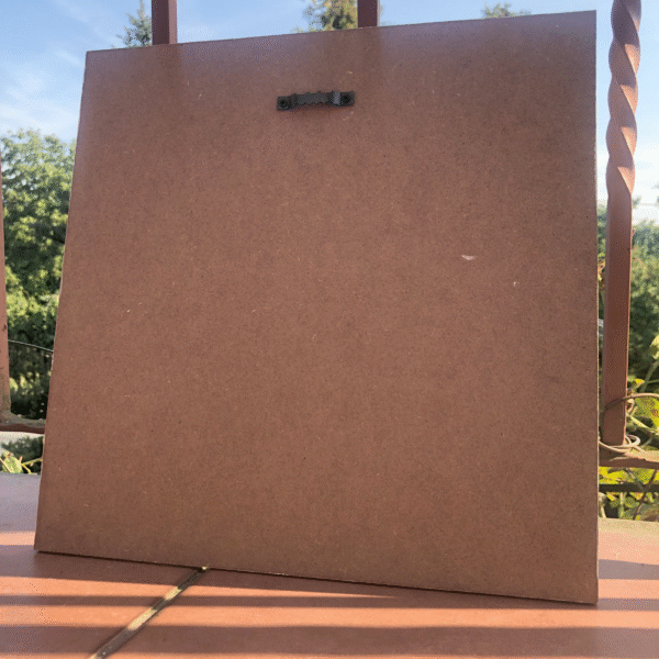 Edukacyjna dekoracja do pokoju dziecka | Obraz 30x30 cm – Figury geometryczne z mchem i PLA - obrazek 2