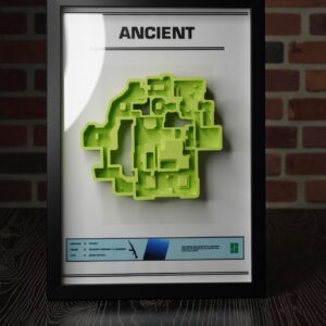 ancient map counter strike gift decoration dekoracja